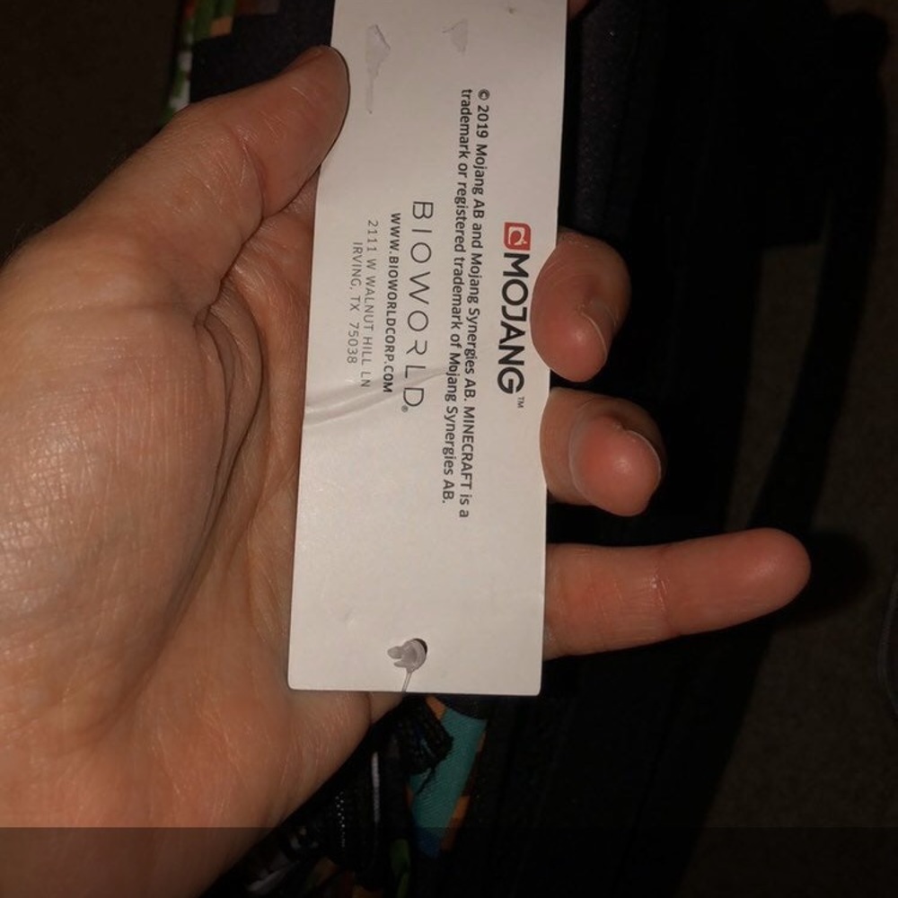 MINECRAFT BIOWORLD BACKPACK.NEW! - Picture 7 of 7